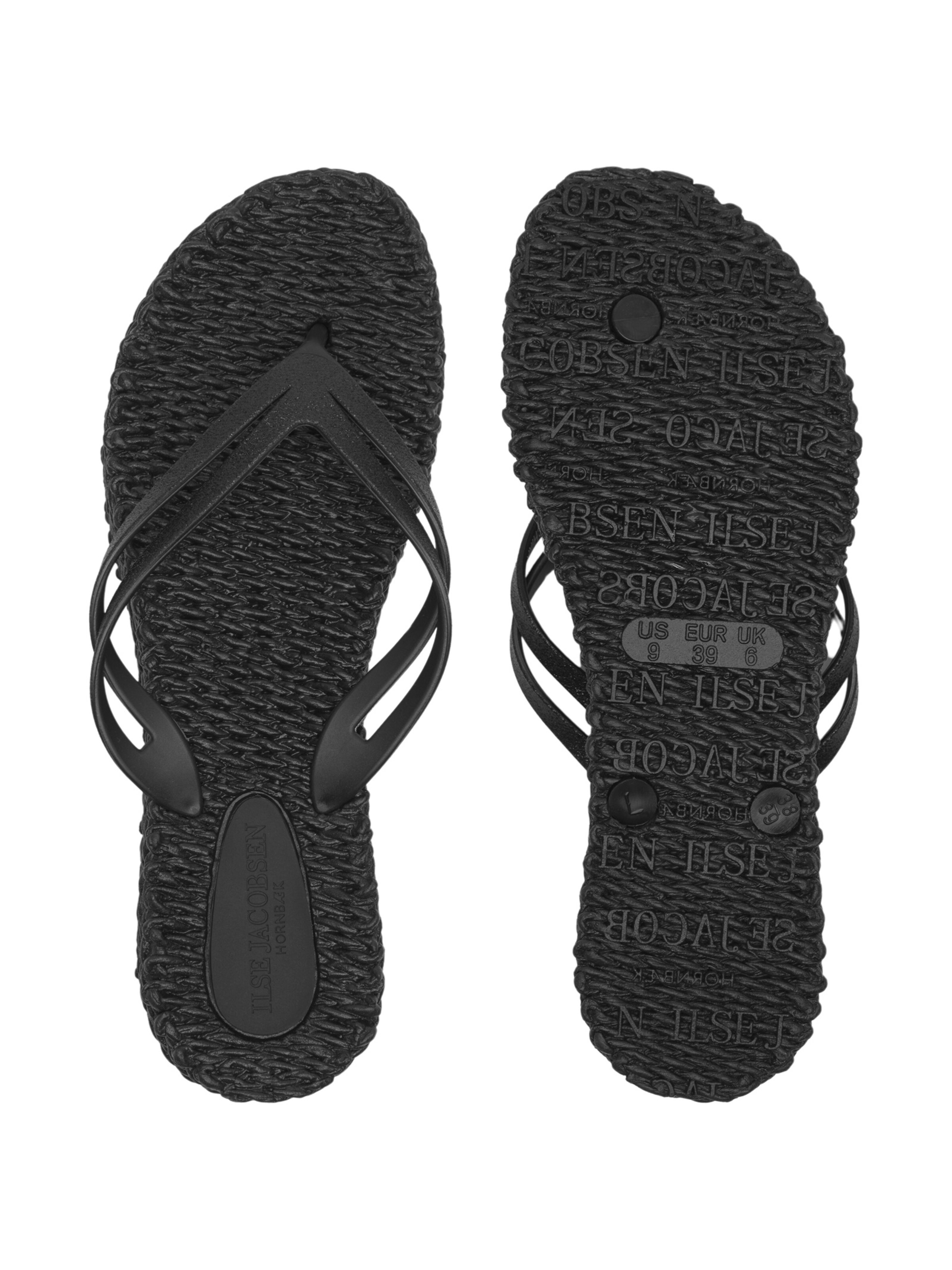 ILSE JACOBSEN Klipklappere 'CHEERFUL13' i sort