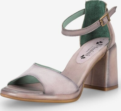 FELMINI Sandale in grün / rosa / schwarz, Produktansicht