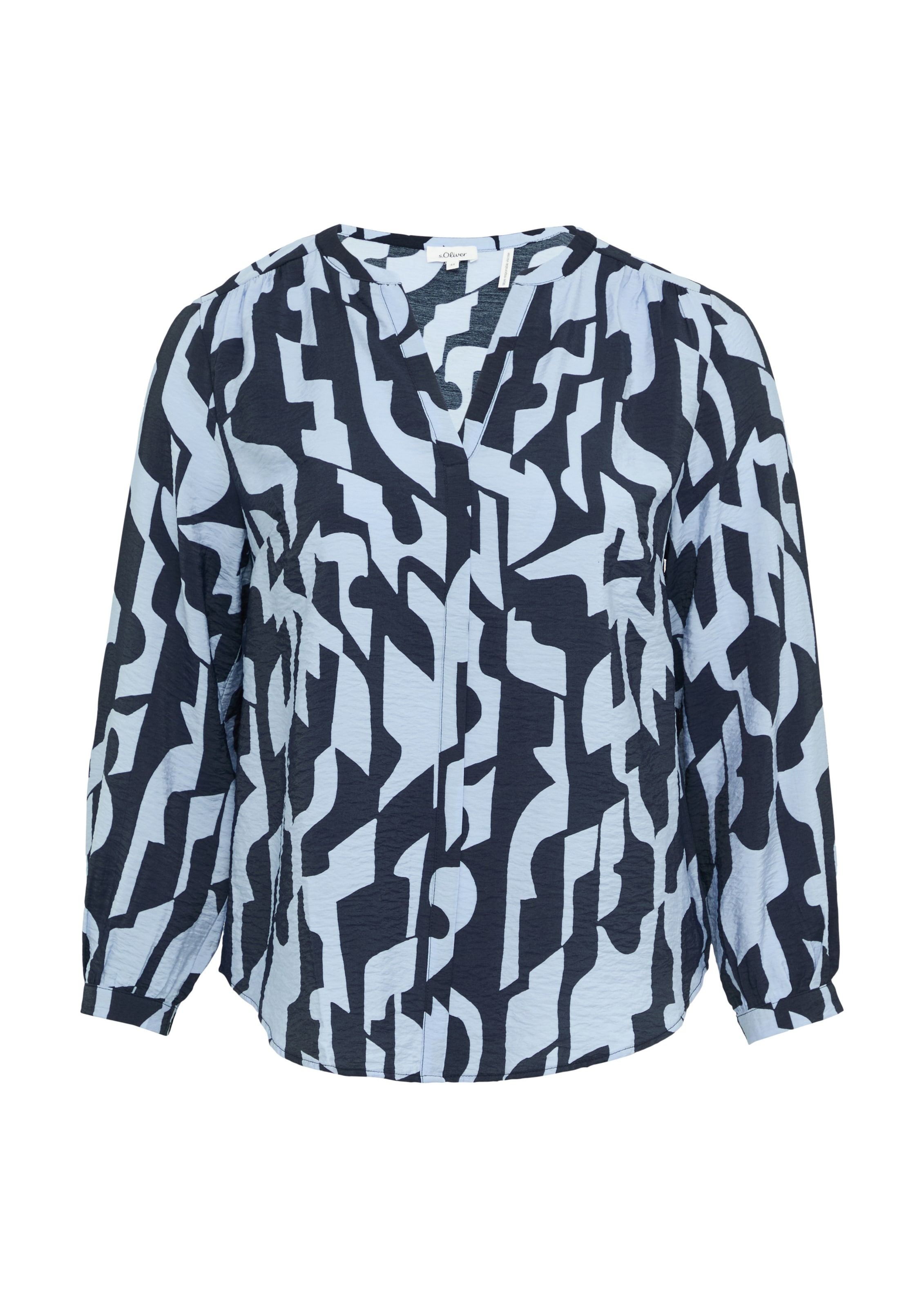 s.Oliver Red Label Plus Blouse in Blue: front