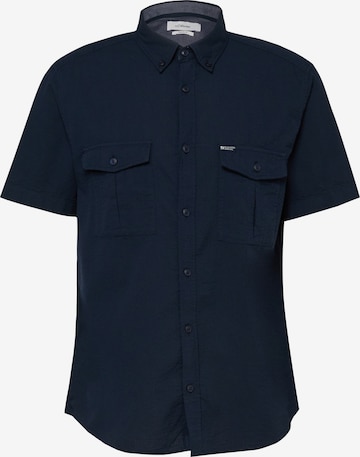 s.Oliver Regular Fit Hemd in Blau: Vorderseite