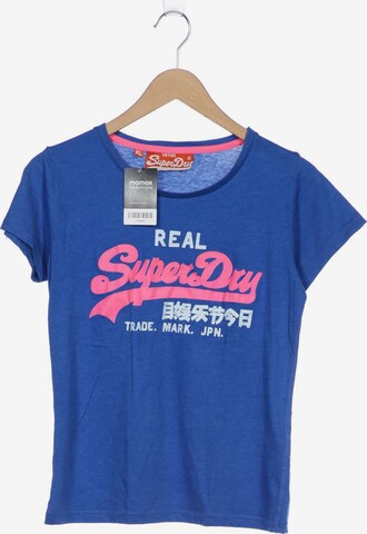 Superdry T-Shirt XL in Blau: predná strana