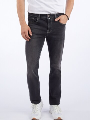 HECHTER PARIS Regular Jeans in Schwarz: predná strana