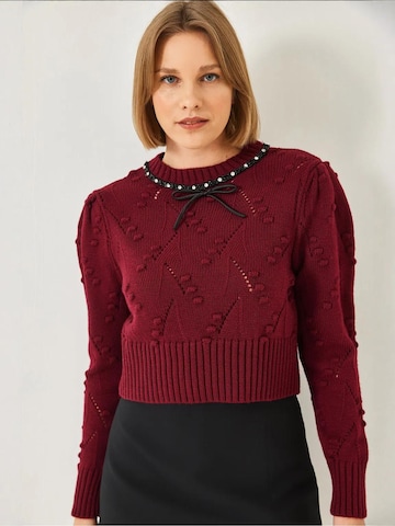 Pull-over 'Pullover' Bianco Lucci en rouge