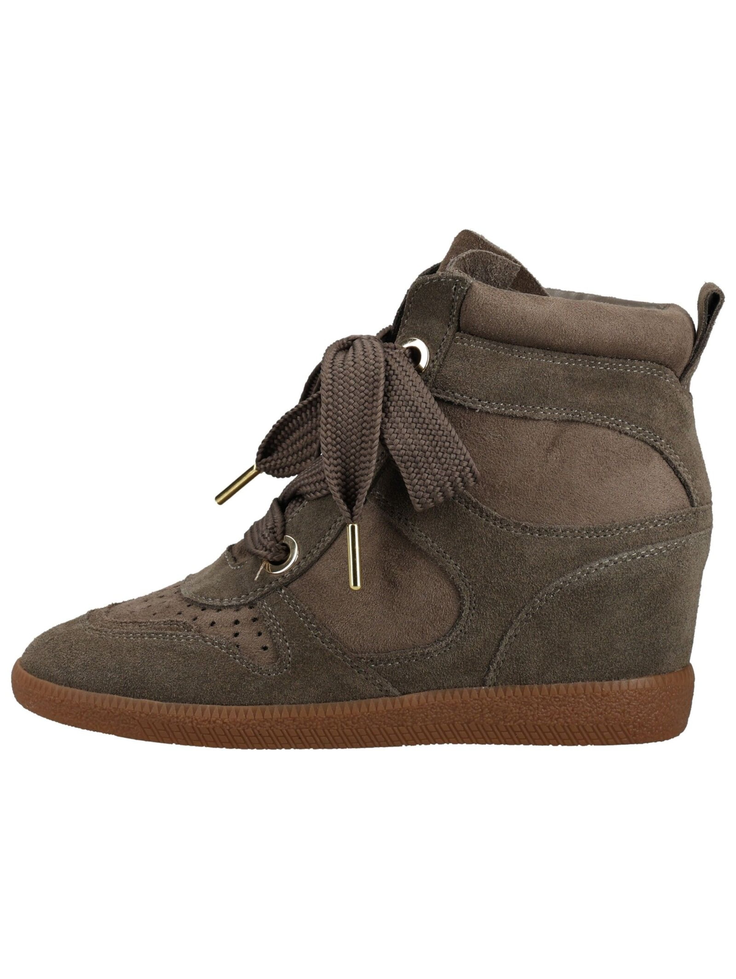 STEVE MADDEN Schnürstiefelette 'Mables' in Grau