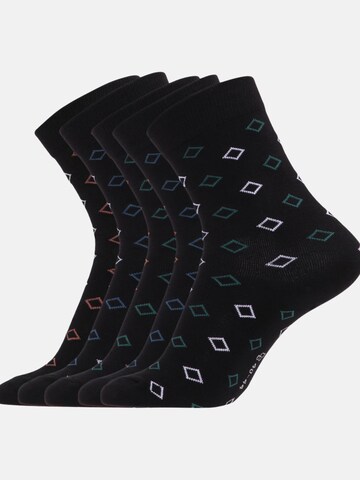 Copenhagen Bamboo Sokken in Zwart: voorkant