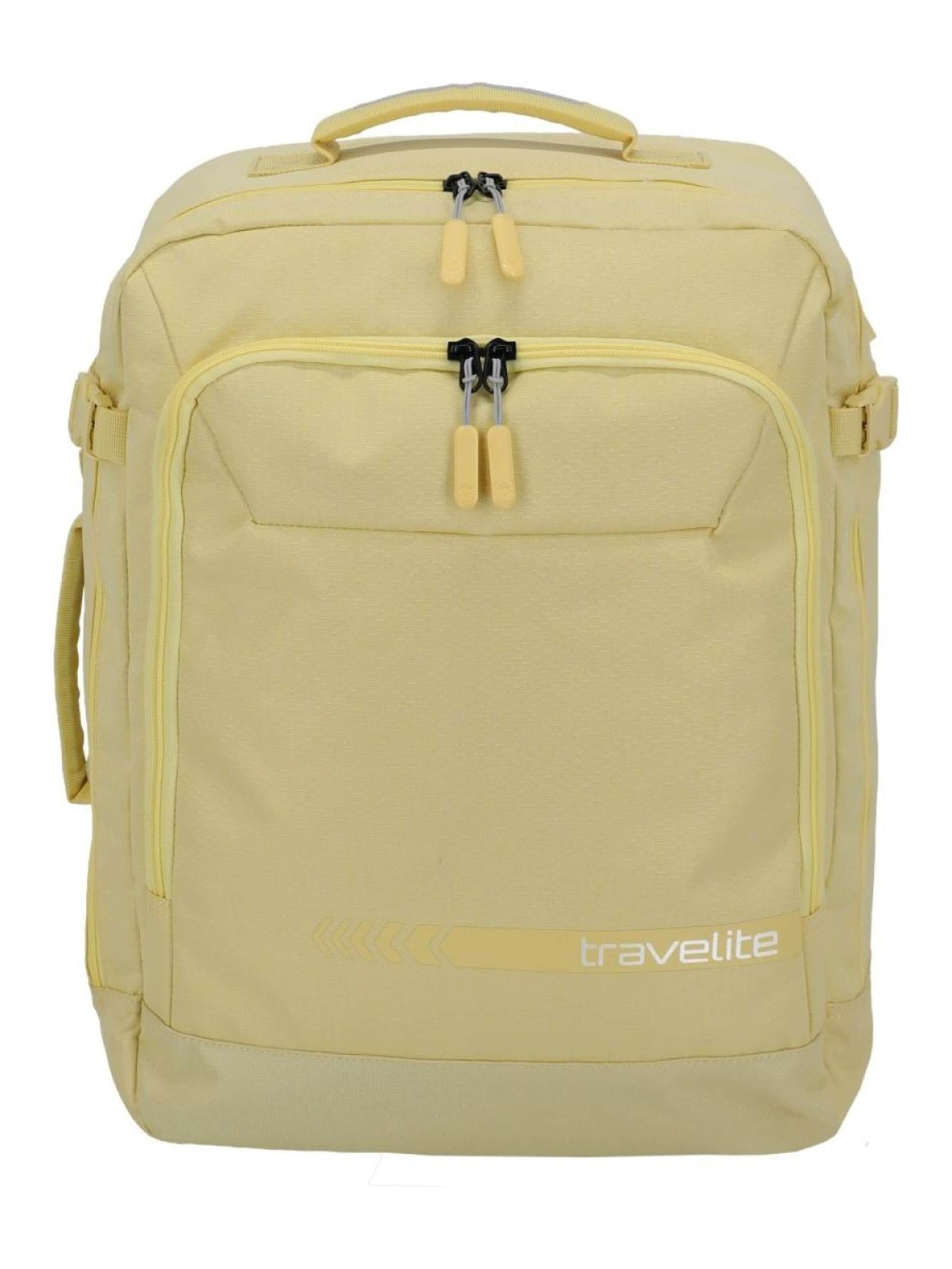 TRAVELITE - Mochila en amarillo: frente