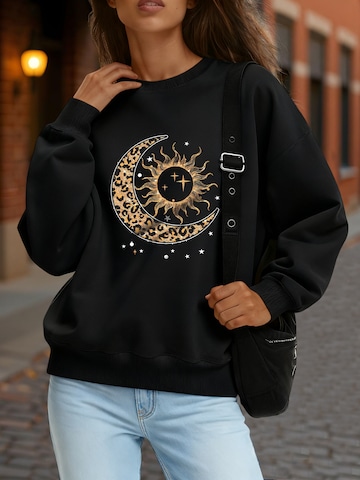 GORHEY Sweatshirt in Black: front