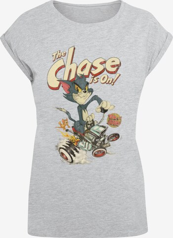 T-shirt 'Tom And Jerry - The Chase Is On' ABSOLUTE CULT en gris : devant