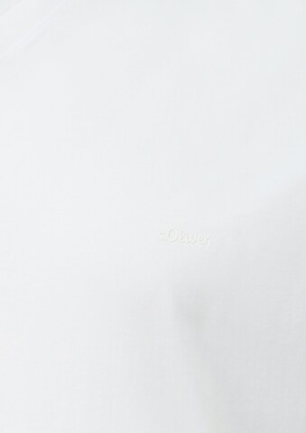 T-Shirt s.Oliver Men Big Sizes en blanc : devant