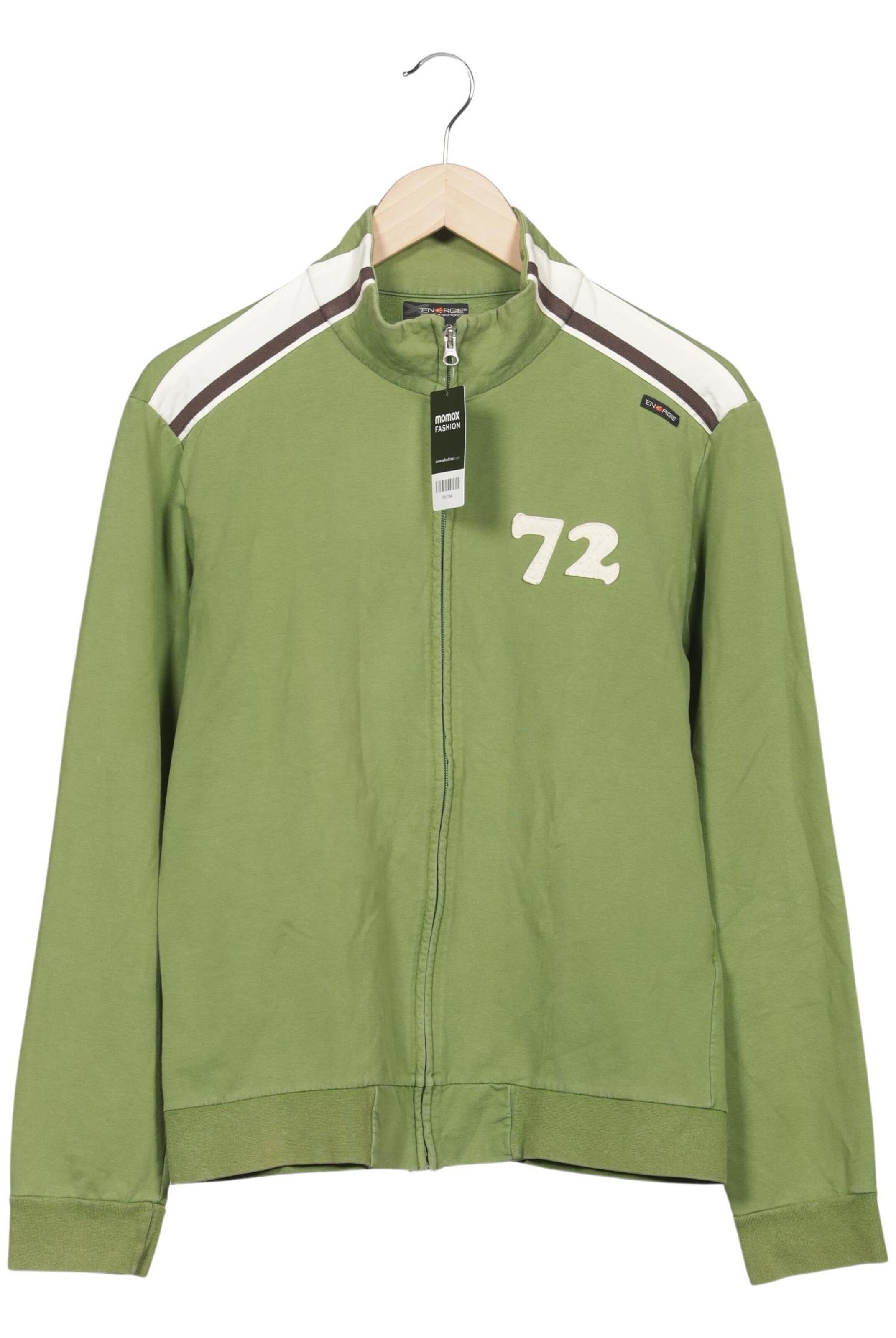 Energie Sweatshirt & Zip-Up Hoodie in L in Green: front