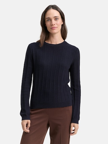 TOM TAILOR Sweater in Blue: front