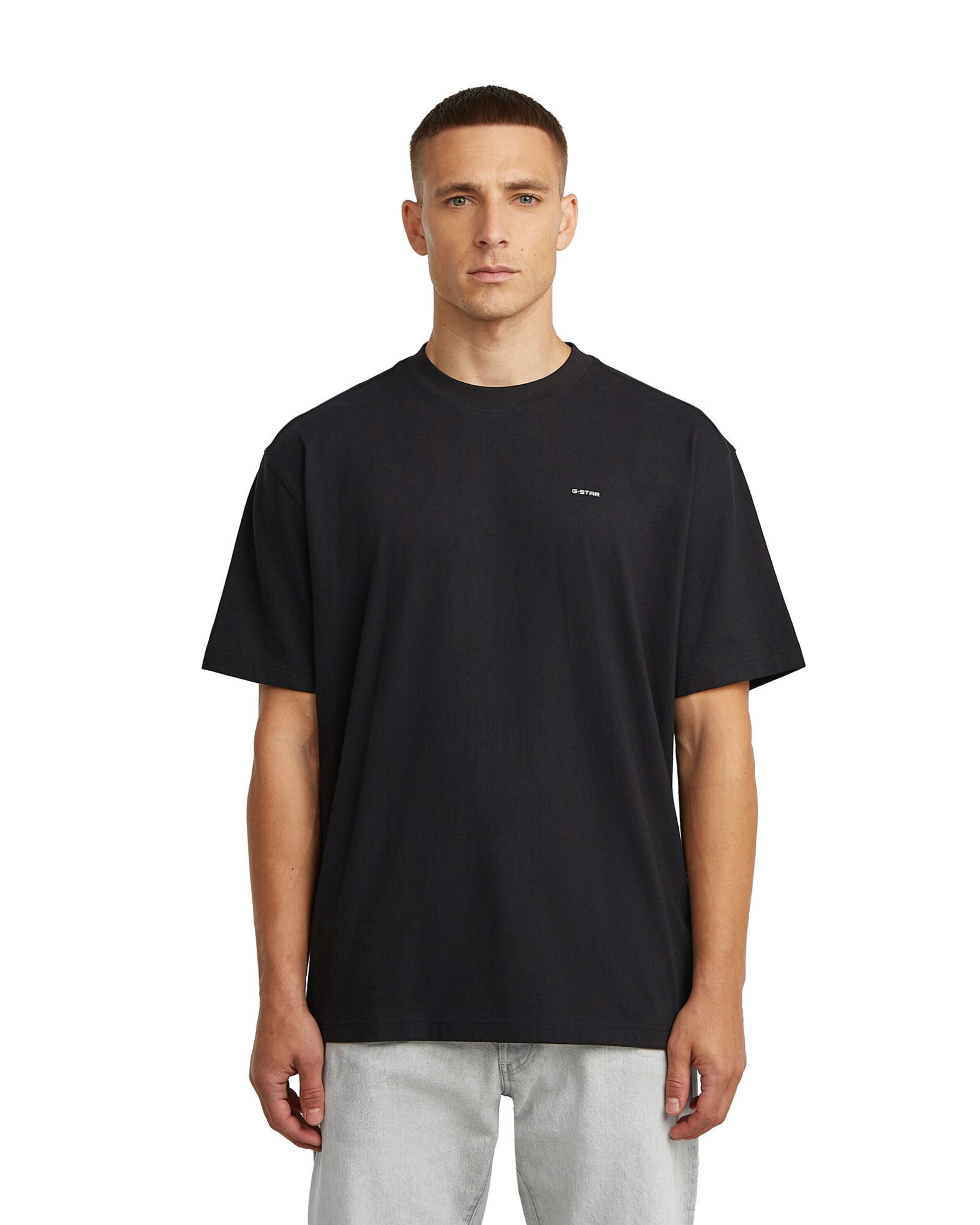 G-STAR Shirt ' ' in Zwart: voorkant