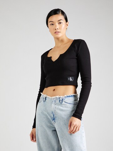 Calvin Klein Jeans Shirt in Black: front