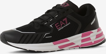 EA7 Emporio Armani Athletic Shoes in Black: front