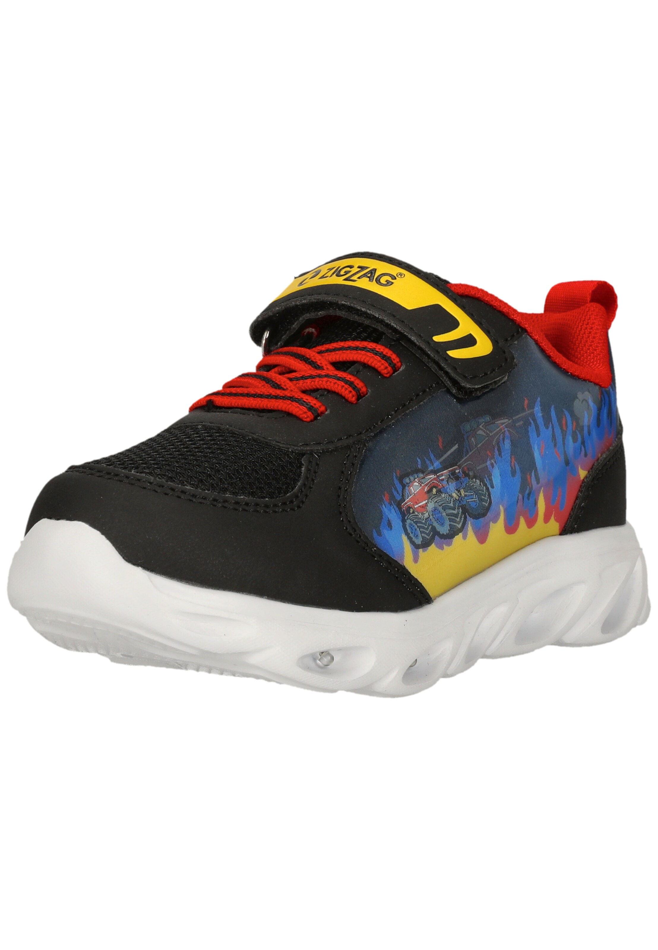 ZigZag Lage schoen 'Siero' in Zwart: voorkant