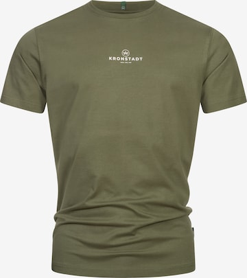 Kronstadt T-shirt 'Conrad' in Grün: Vorderseite