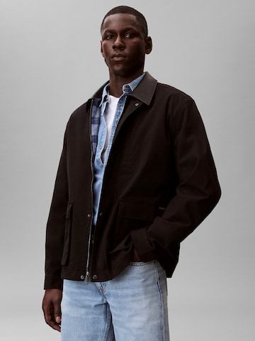 Veste mi-saison Calvin Klein Jeans en noir : devant