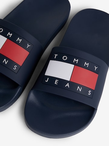 Tommy Jeans Pantolette 'Essential' i blå