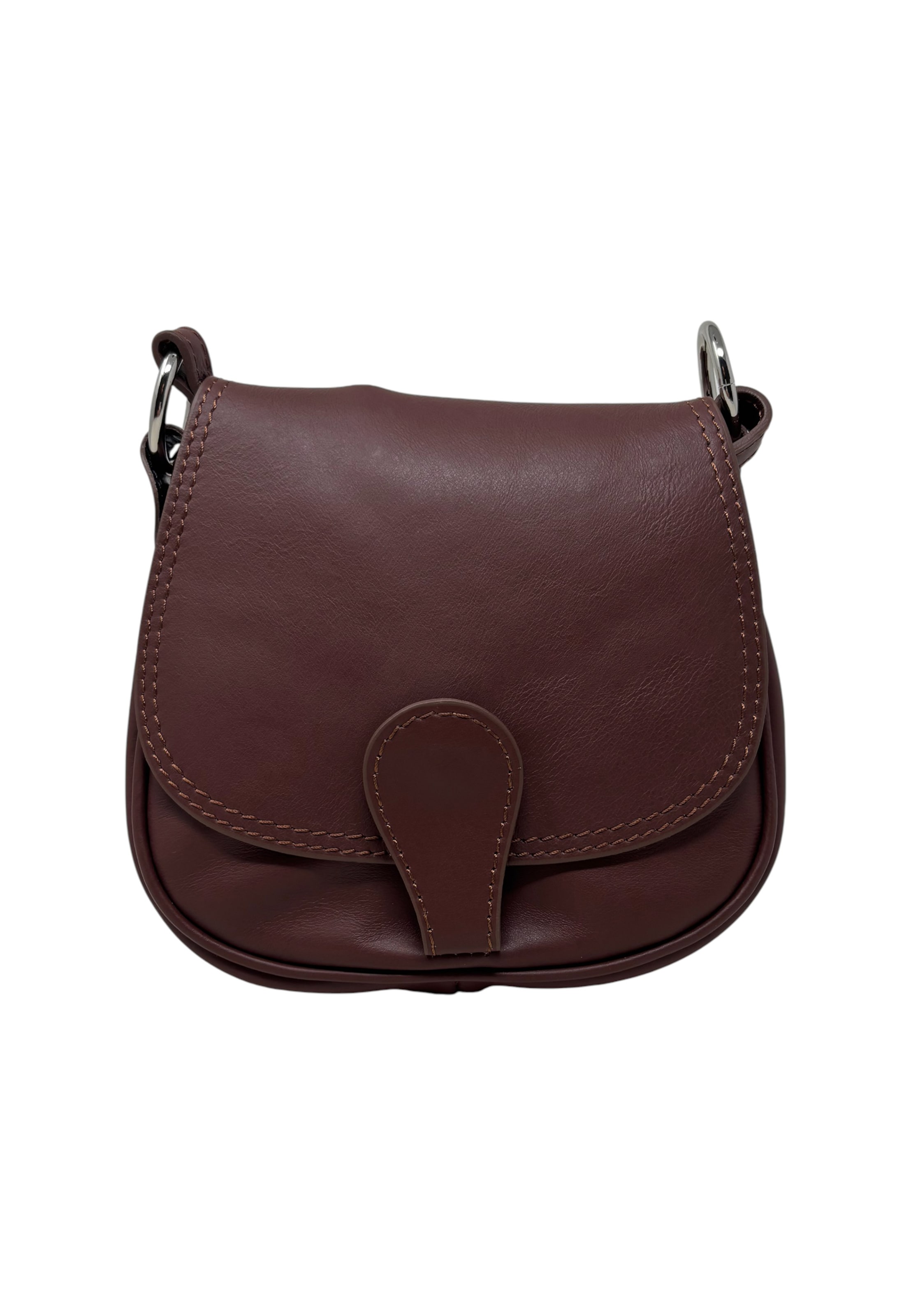 CHICCA BORSE Schoudertas in Bruin: voorkant