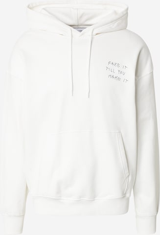 Sweat-shirt Only & Sons en blanc : devant