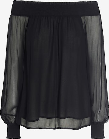 Dea Kudibal - Blusa 'Tribadea' em preto: frente