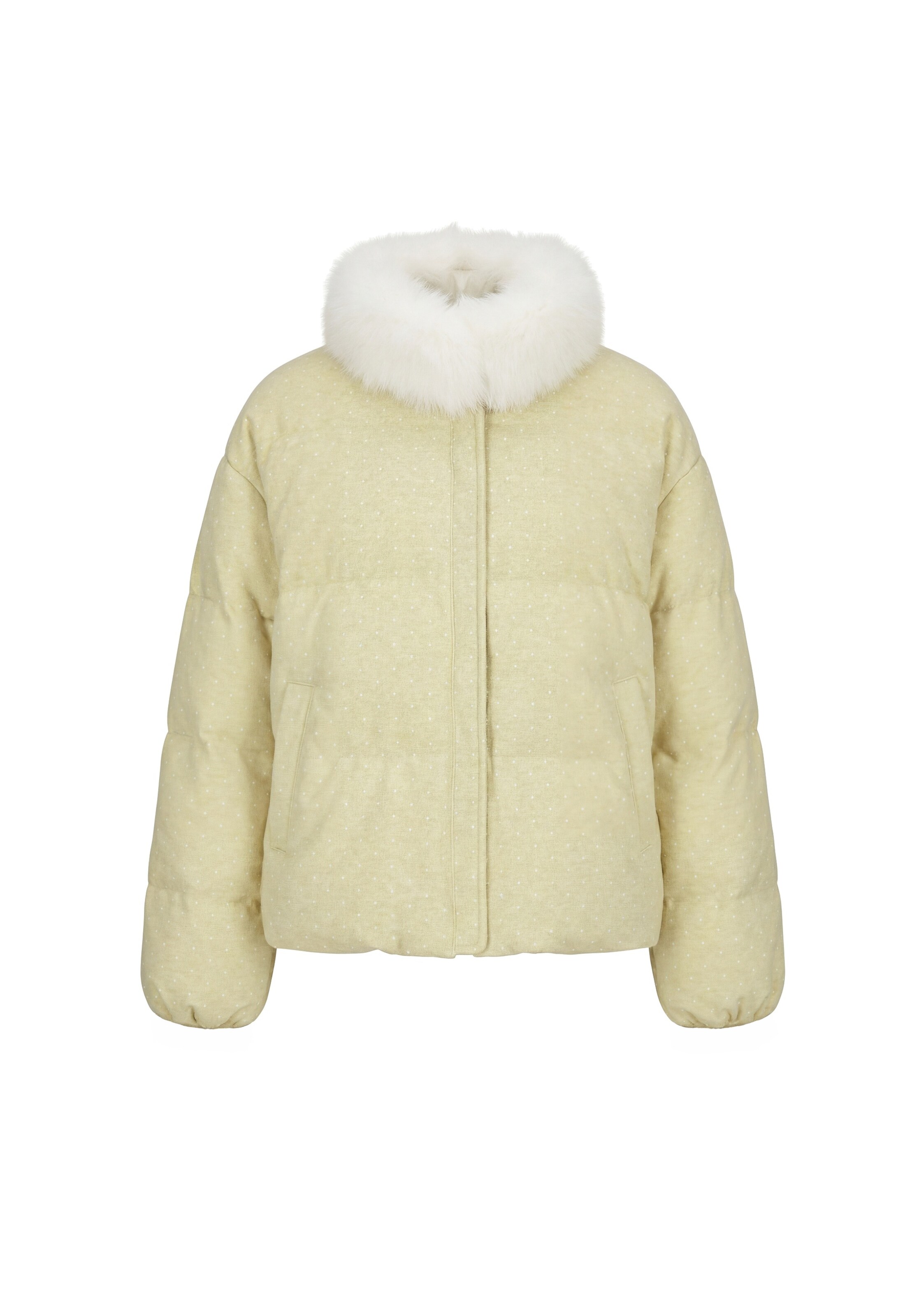 MYMO Winterjacke in Gelb: Vorderseite