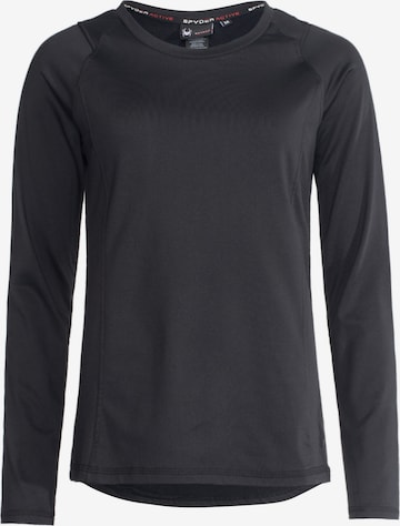 Spyder Funkční tričko – černá: přední strana
