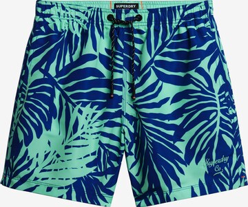 Superdry Board Shorts in Blue: front