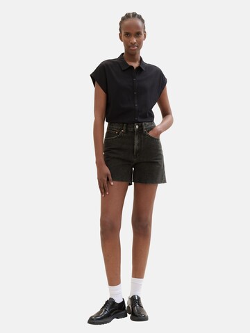 TOM TAILOR DENIM Avar lõige Teksapüksid, värv must