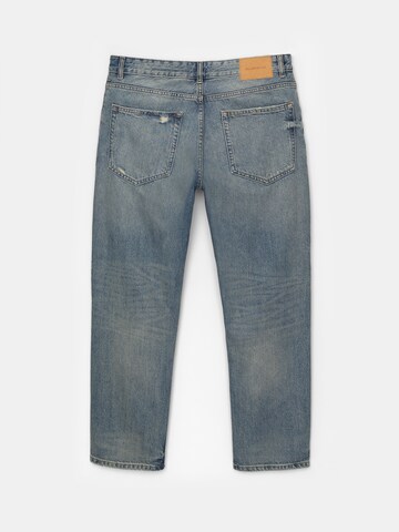 Pull&Bear Loosefit Jeans in Blau