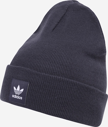 ADIDAS ORIGINALS Beanie in Blue: front