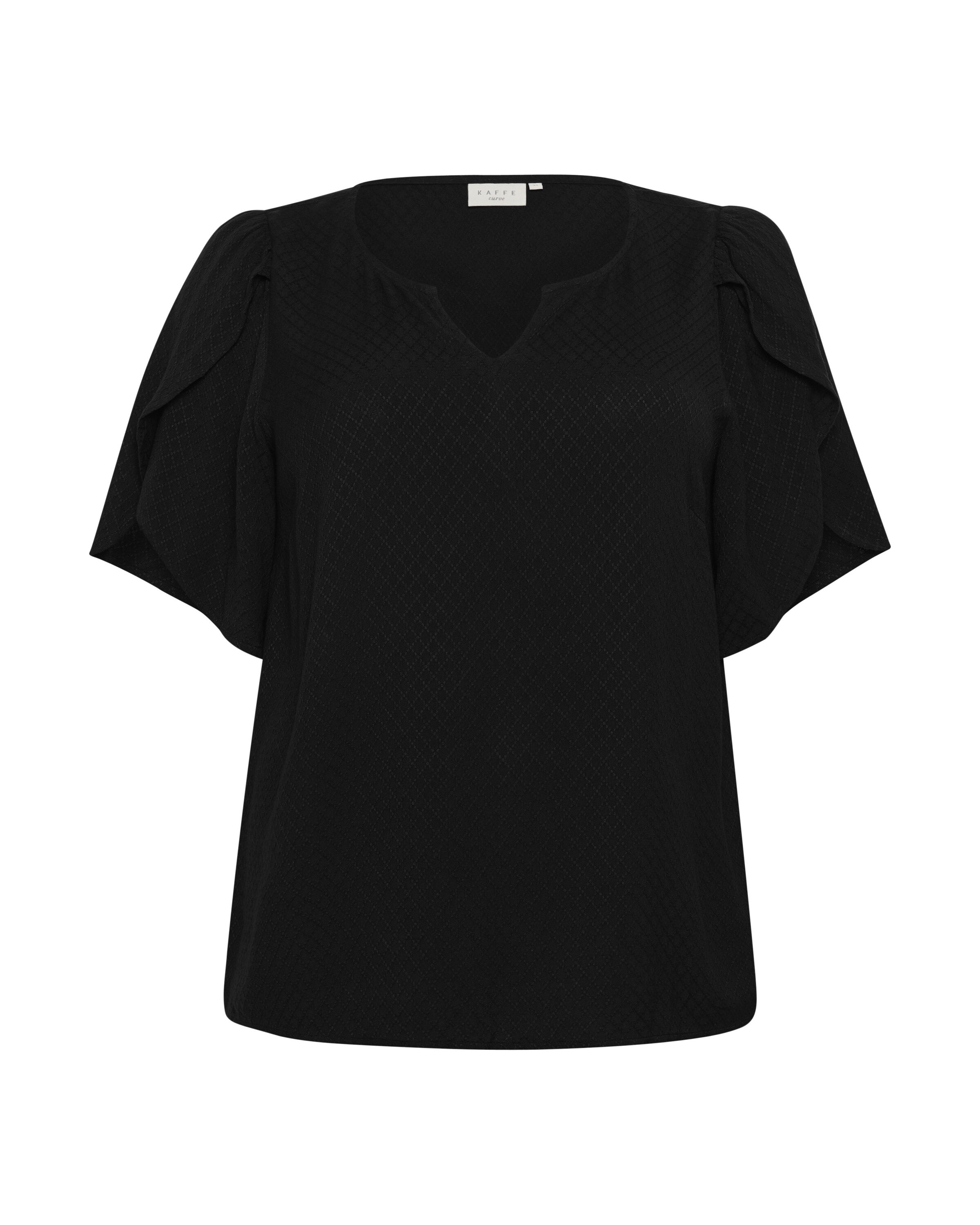 KAFFE CURVE Bluse 'KC Minna' in Schwarz: Vorderseite