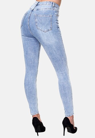 Elara Skinny Jeansy w kolorze niebieski