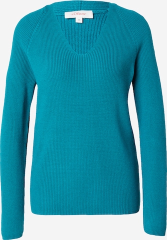 s.Oliver Sweater in Blue: front