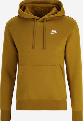 Nike Sportswear - Sweatshirt 'Club Fleece' em bronze: frente