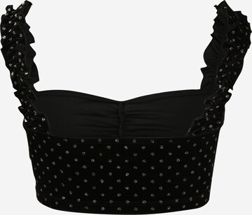 Miss Selfridge Top in Schwarz