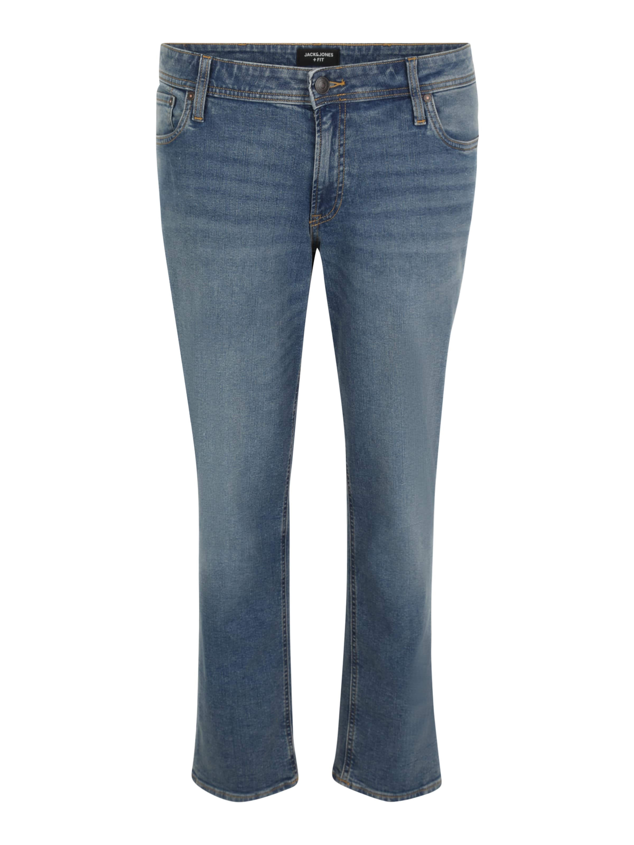 Jack & Jones Plus Regular Jeans 'JJITIM JJORIGINAL' in Blue: front