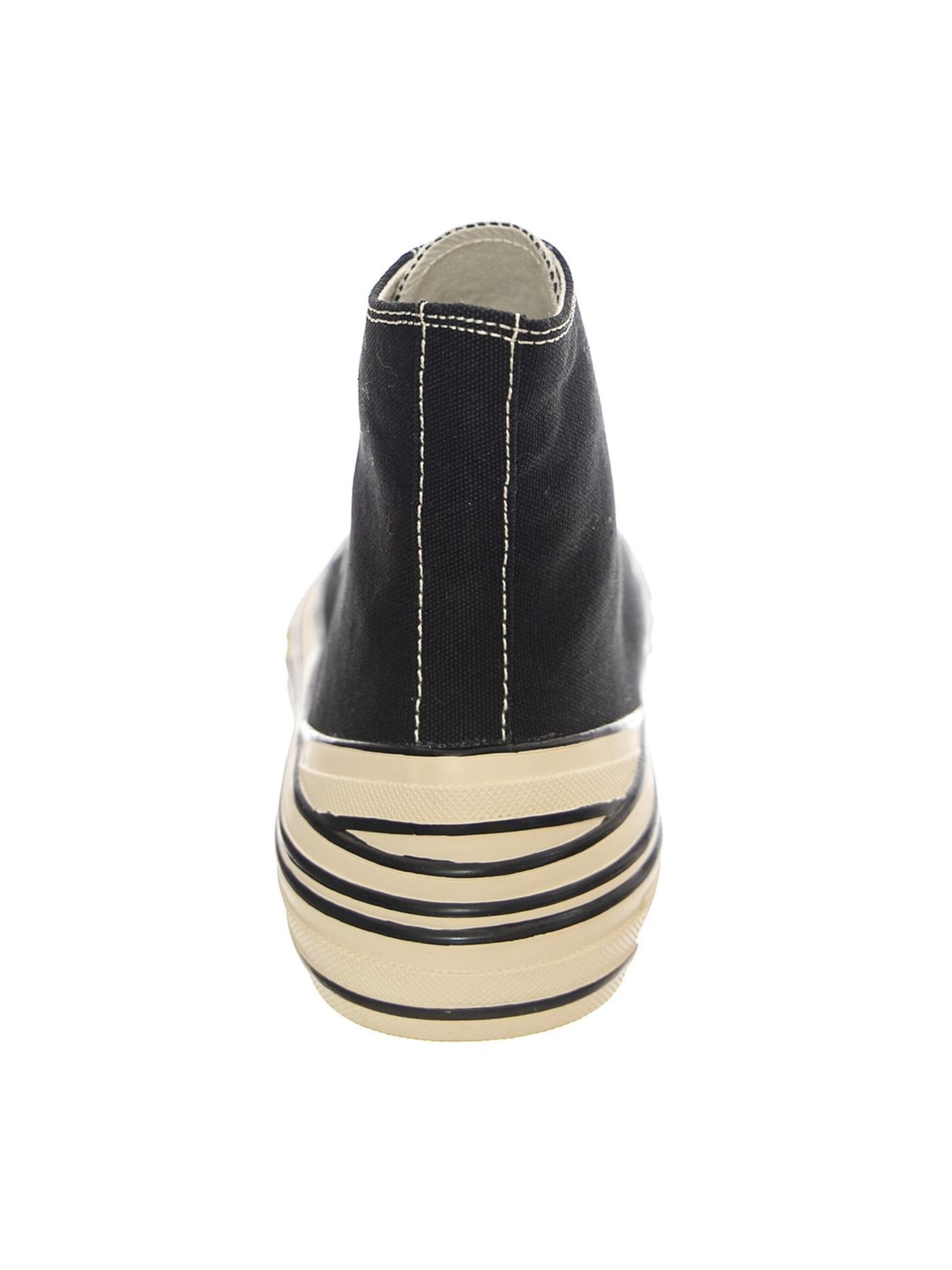 Jeffrey Campbell Sneakersy wysokie 'JC Play Endorphin-H Canvas Black Shoes' w kolorze czarny