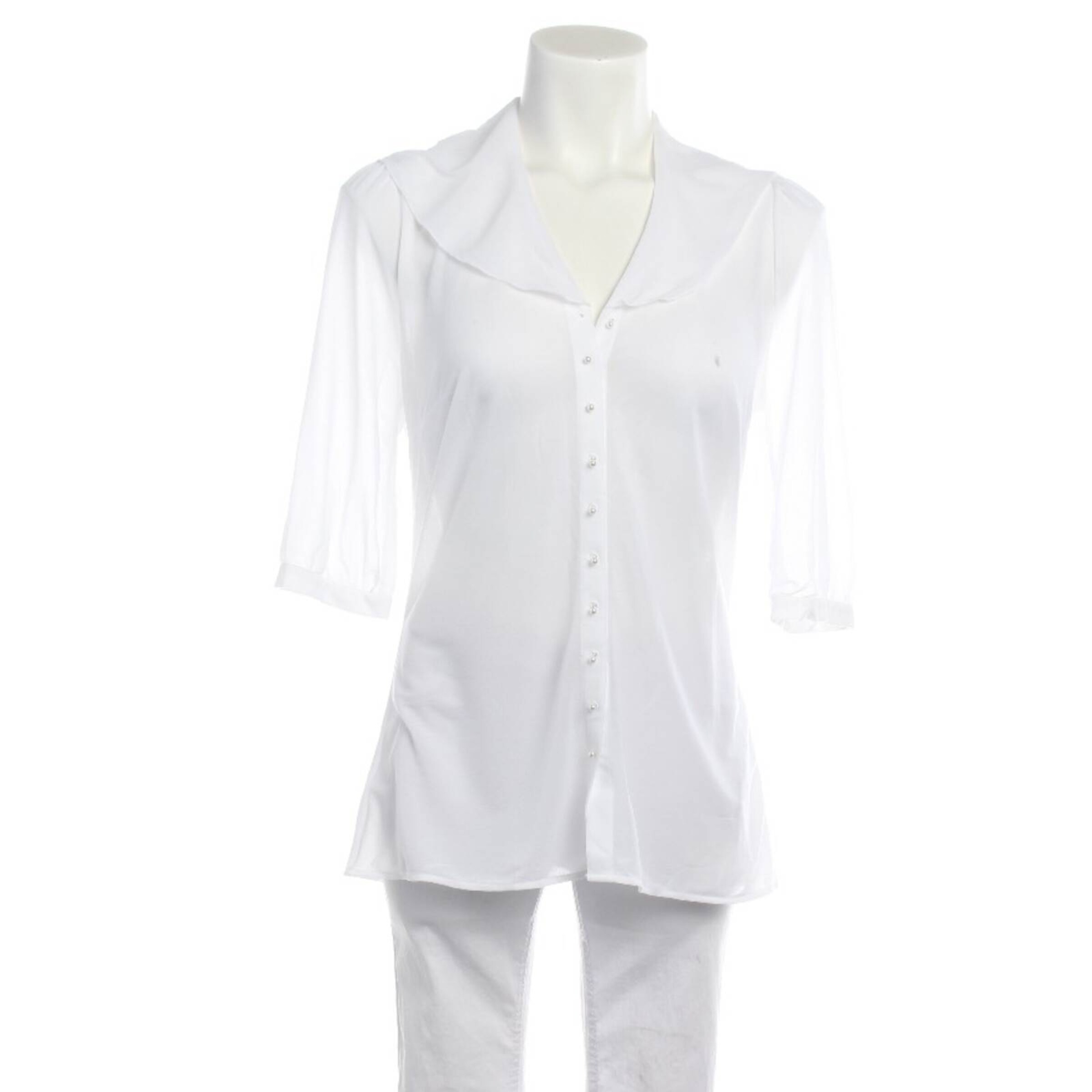 Wolford Bluse / Tunika M in Weiß: Vorderseite