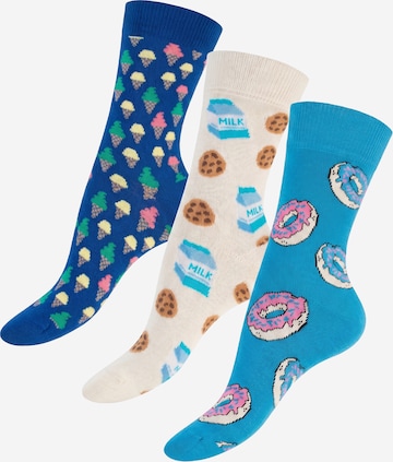 footstar Socken in Blau: Vorderseite