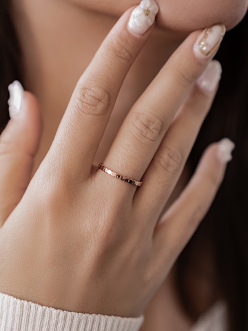 Anello 'Stacked Bead' di Hey Happiness in oro