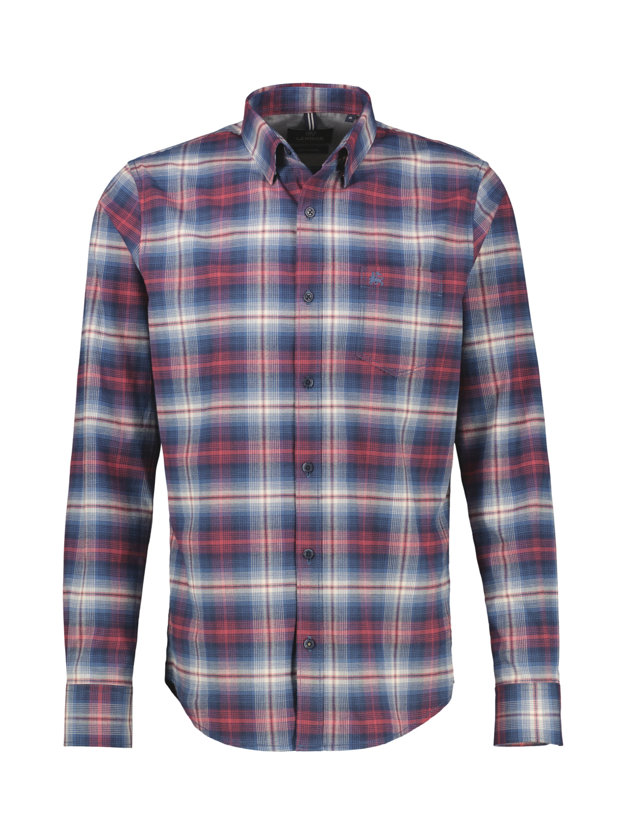 LERROS Button Up Shirt in Navy / Red / White, Item view