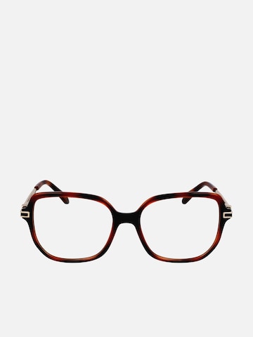FERRAGAMO - Gafas de sol 'Ferragamo SF3012 Transparent green 53/16/140 WOMAN Eyewear Frame' en marrón