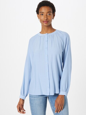 COMMA Blouse in Blauw: voorkant