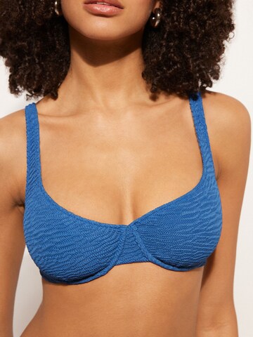 CALZEDONIA Balconette CRINKLE WAVES in Grau