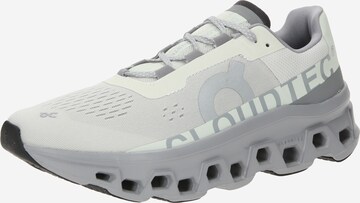 On Running shoe 'Cloudmonster' in Grey: front