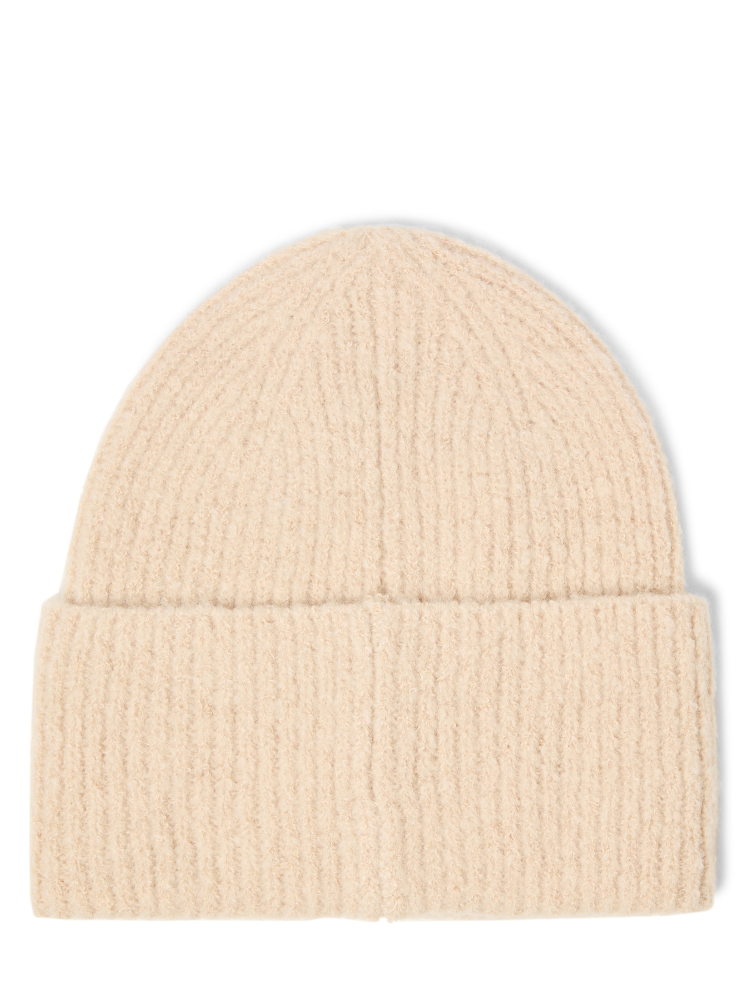 Marie Lund Beanie in Beige: front