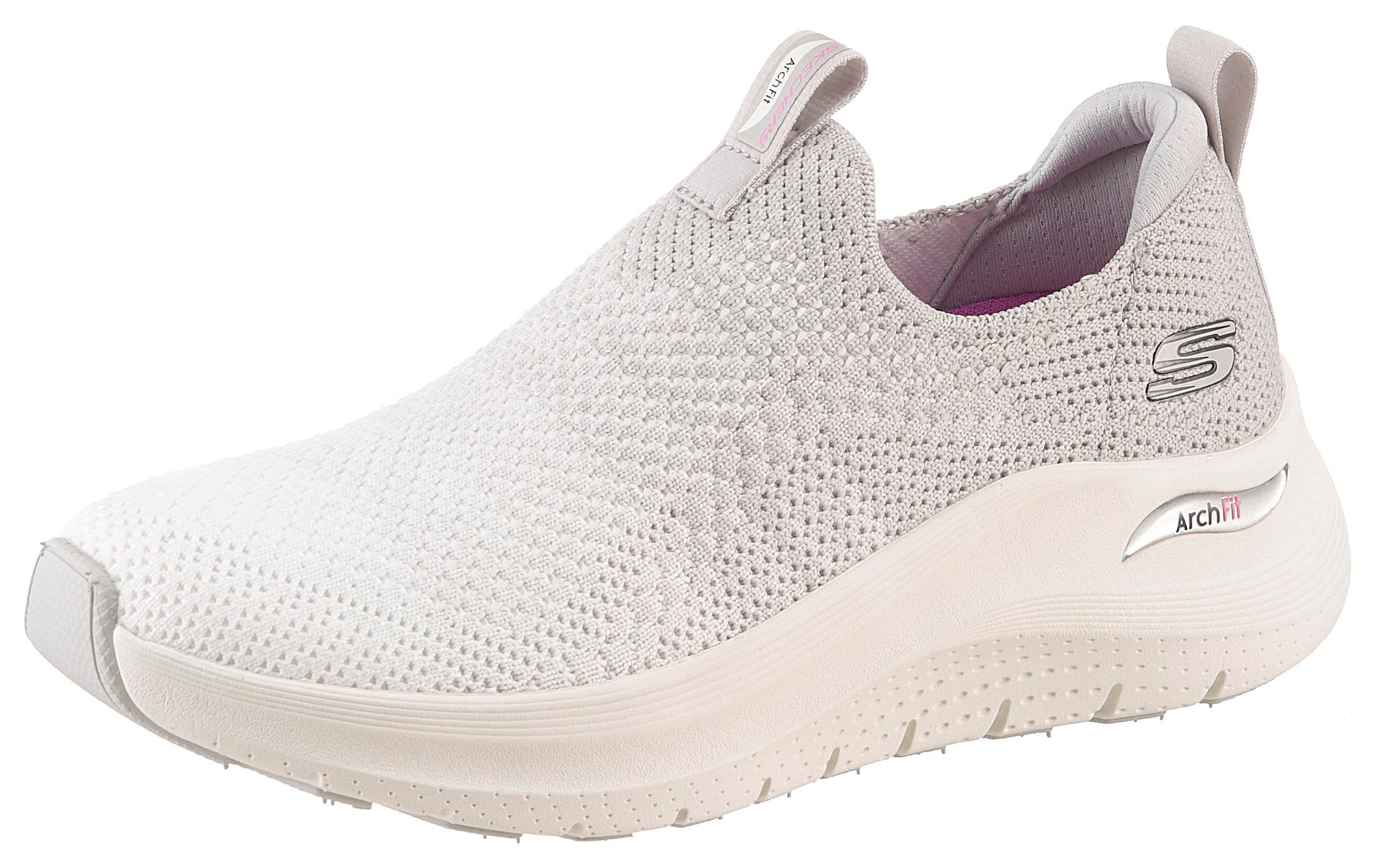 SKECHERS Slip On in Grau: Vorderseite