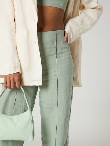 A LOT LESS Wide leg Trousers 'Philine' in Green