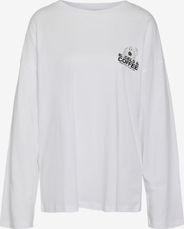 Noisy may Shirts 'NMIDA' i hvid: forside